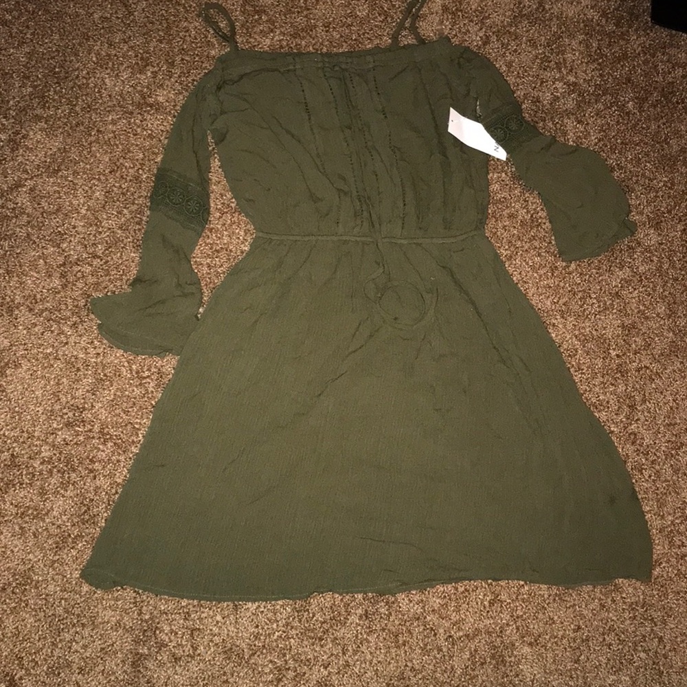 Olive green Dress